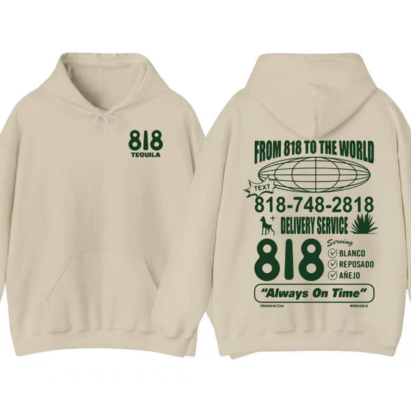 818 Tequila Hoodie, Gift for him/ her, Casual Hoodie, Gift for mom/ dad