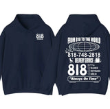 818 Tequila Hoodie, Gift for him/ her, Casual Hoodie, Gift for mom/ dad