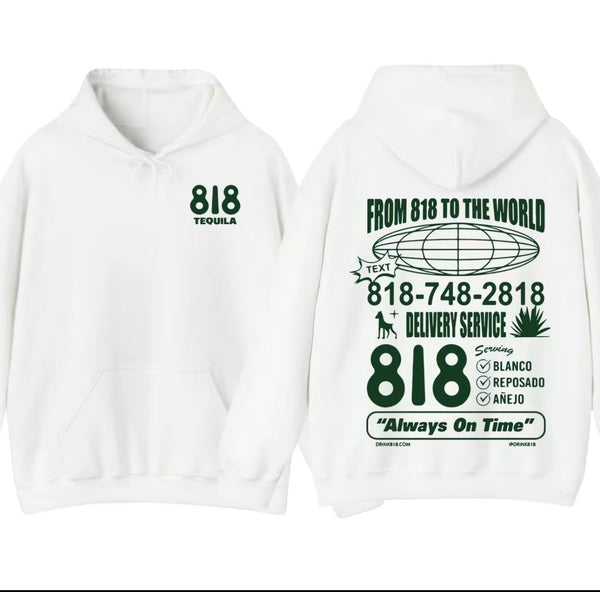 818 Tequila Hoodie, Gift for him/ her, Casual Hoodie, Gift for mom/ dad