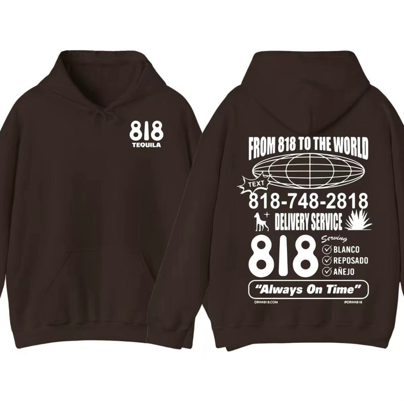 818 Tequila Hoodie, Gift for him/ her, Casual Hoodie, Gift for mom/ dad