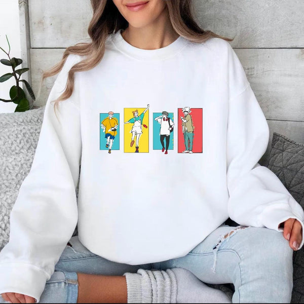 Dancing Anime Crewneck, My best friend Sweatshirt, Casual crewneck, gift for him/her, gift for mom/dad