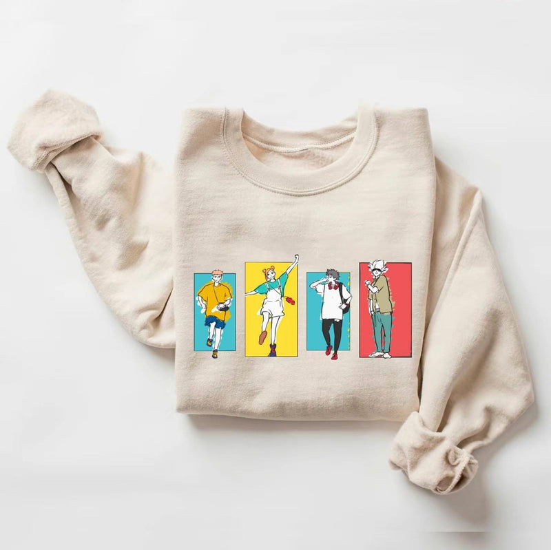 Dancing Anime Crewneck, My best friend Sweatshirt, Casual crewneck, gift for him/her, gift for mom/dad