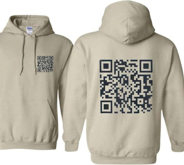 QR Code F.U Hoodie, Funny gift, QR code sweater/ Tshirt. Gift for all season, Gift for friend, Hoodie Gift, Sweater Gift, T-Shirt Gift