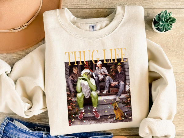 Thug Life Christmas Movies Ver 3, Holiday Gift, Xmas gift, Gift for friend, Hoodie Gift, Sweater Gift, T Shirt Gift, Must have